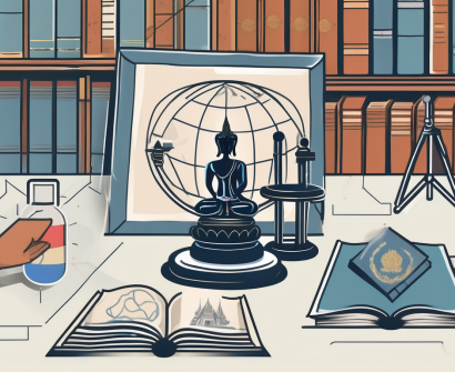 A symbolic barrier being broken down in a classroom setting