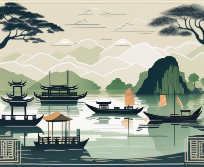 Various iconic vietnamese landmarks