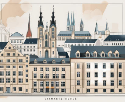 Five distinct school buildings