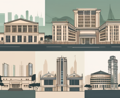 Five different school buildings