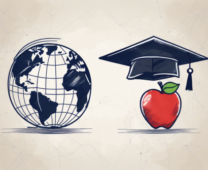 Two graduation caps