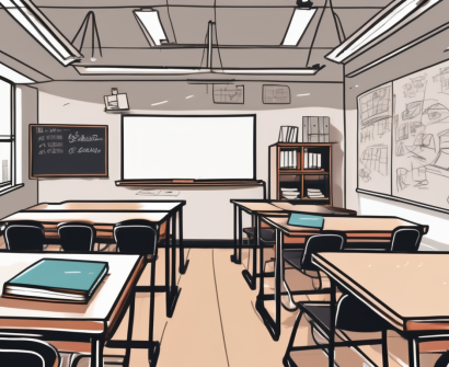 A well-organized classroom setting in hong kong