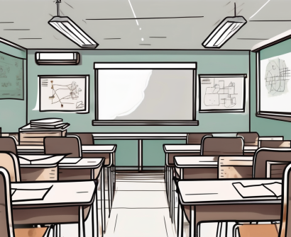 A classroom setting in malaysia with noticeably different resources on each side