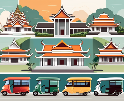 Seven different school buildings