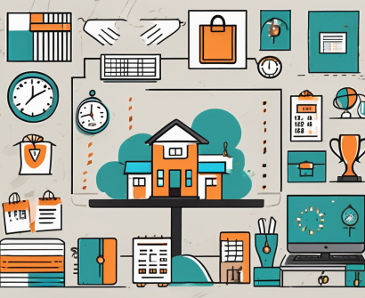 A classroom setting in singapore with various symbols representing benefits and bonuses such as a gift box