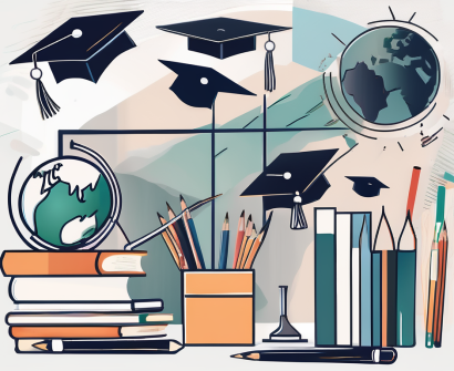 A classroom setting in dubai with various teaching tools and resources