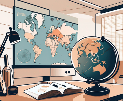 A classroom setting in china with english teaching materials and the ipgce course book on the desk