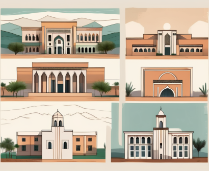 Five different school buildings