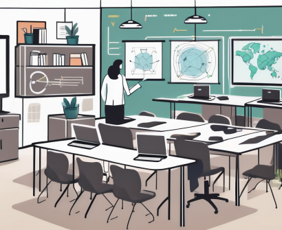 A classroom setting in dubai with an intelligent quotient tutoring system (iqts)
