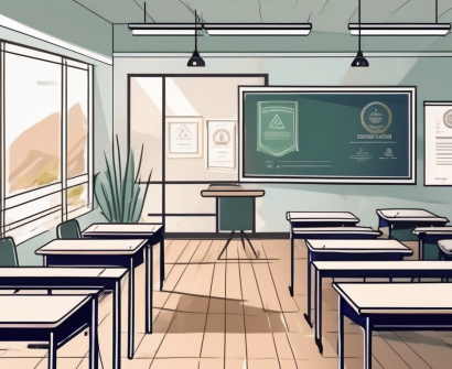 A classroom setting in thailand