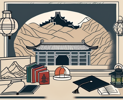 A classroom setting with an open book on a desk