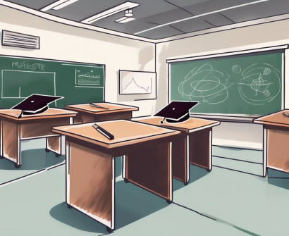 A classroom environment in singapore featuring various teaching aids