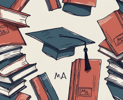 Two graduation caps