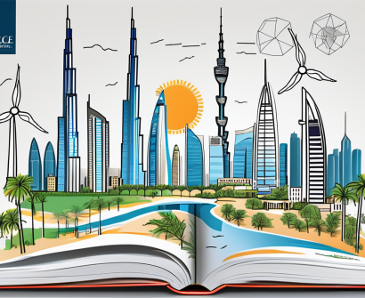 A diverse range of eco-friendly elements such as solar panels