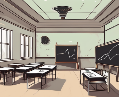 A traditional saudi arabian classroom with a chalkboard