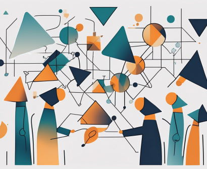 A group of symbolic figures