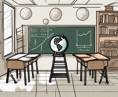 A classroom setting in vietnam with teaching aids