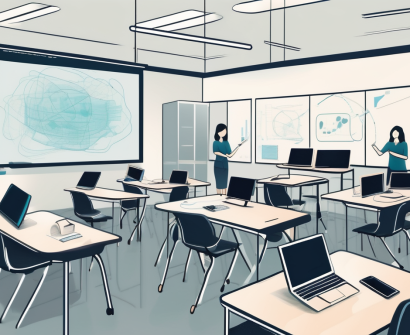 A modern classroom setting in singapore