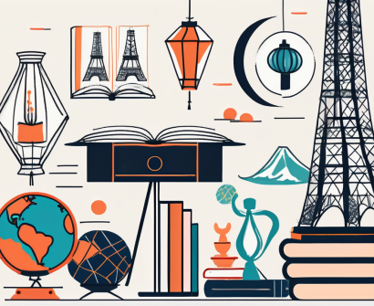 A diverse collection of cultural symbols