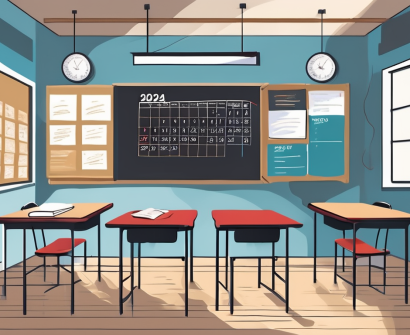 A classroom setting in the uk
