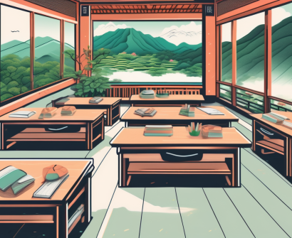 A vibrant classroom setting in taiwan
