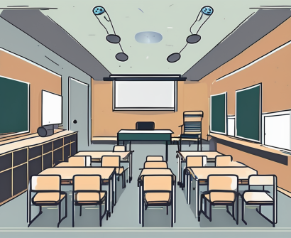 A classroom setting in malaysia