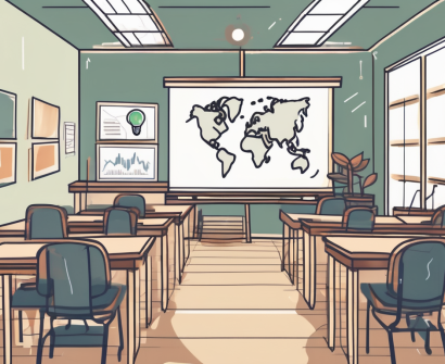 A classroom setting in malaysia