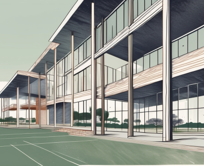 Five different school buildings