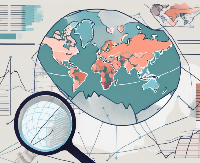 A globe highlighting english-speaking countries