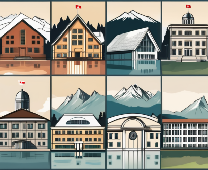 Five different school buildings