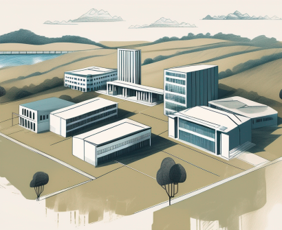 Five different school buildings