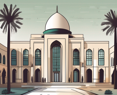 A modern saudi arabian university campus