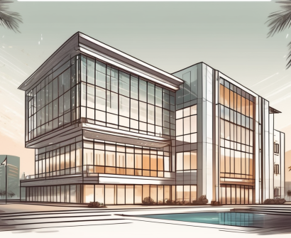 A luxurious school building in dubai