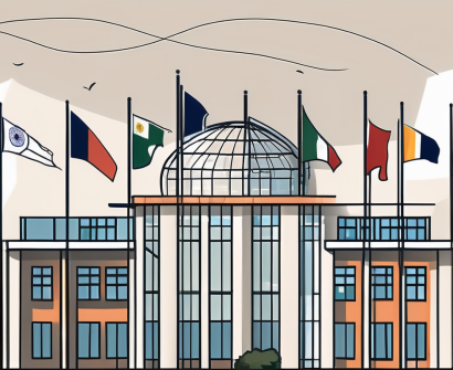 An international school building standing tall and majestic