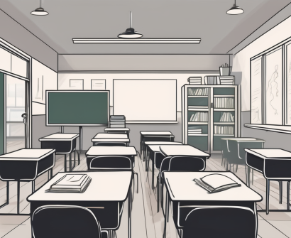 A classroom scene in singapore