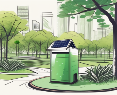 A lush city park in bangkok with diverse flora and fauna