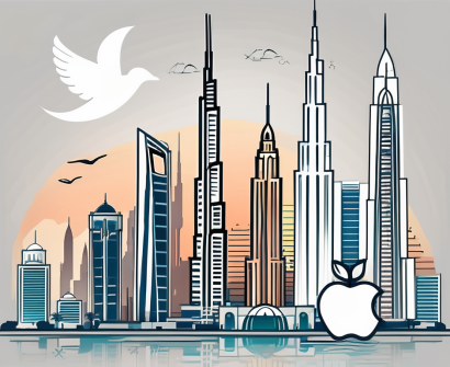 Various iconic landmarks of dubai