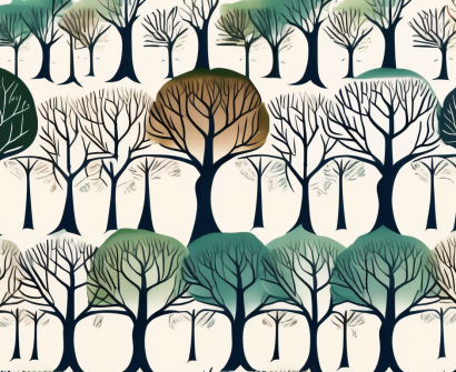 A tree with six branches