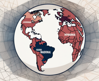 A globe with highlighted cities known for high salaries for international teachers