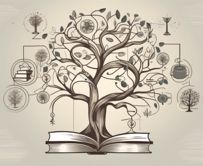 A tree with eight branches