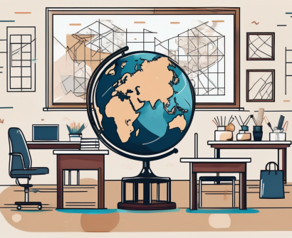 A classroom with diverse cultural elements