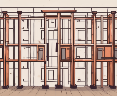 A classroom setting in china with a prominent barrier (like a wall or fence) symbolizing education barriers