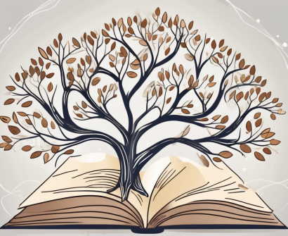 A tree with nine different branches