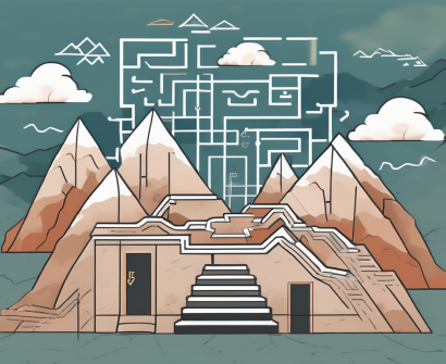 A classroom setting in china with various symbols representing challenges such as a broken chalk