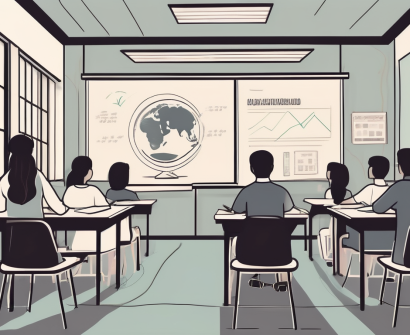 A classroom setting in singapore