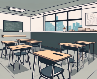 A classroom setting in hong kong