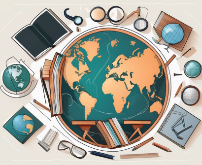 A diverse set of educational tools such as books