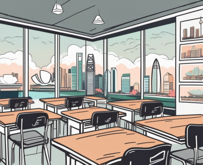 A classroom setting in singapore