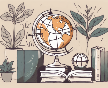 A diverse set of school items like books