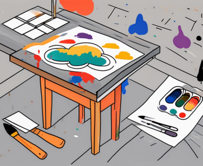 A classroom desk covered with multiple choice test sheets